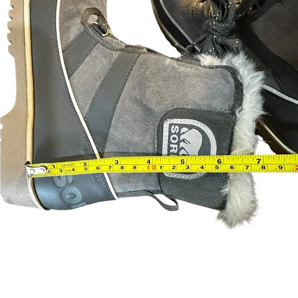 Women’s‎ SOREL Tivoli II gray winter snow boots, 10.5 bbc NWT